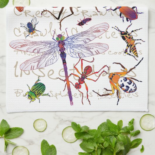 "Kooties" Theedoek (Gevouwen)