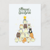 Kootsluis kerstboom feestdagenkaart (Voorkant)