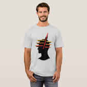 Kop Abstract T-shirt (Voorkant volledig)
