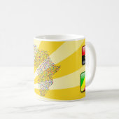 Kop, Afro-mug gedrukt Koffiemok (Voorkant rechts)