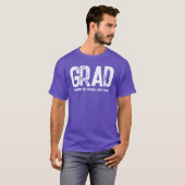 Kop Afstudeerhumor Ontwerp T-shirt (Voorkant volledig)