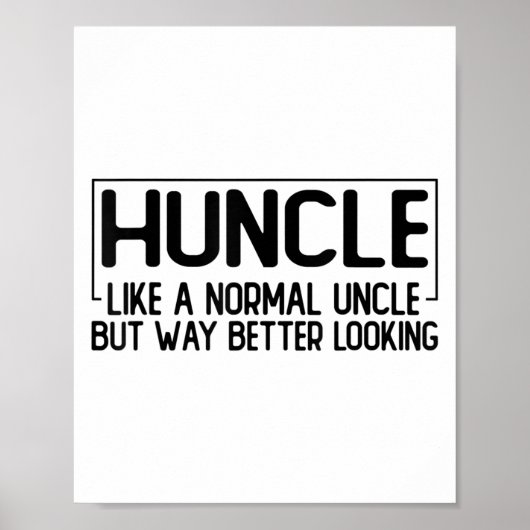 Kop als een normale oom, maar veel beter uitziende poster (Voorkant)