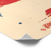 Kop Amerikaanse Adelaar – 4 juli Vrijheidsontwerp Poster (Hoek)