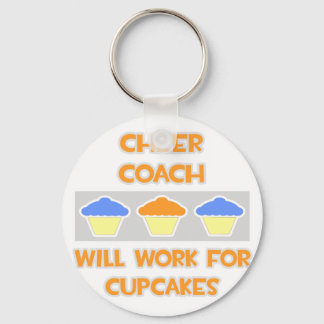 Kop Coach ... Werkt voor cupcakes Sleutelhanger