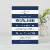 Kop Creatief Scheepvaart Thema Oefenavond Dineraan Kaart (Staand voorkant)