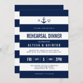 Kop Creatief Scheepvaart Thema Oefenavond Dineraan Kaart (Voorkant / Achterkant)