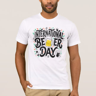 Kop Dag Lettering voor Trendy T-shirt Ontwerp