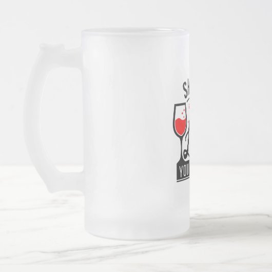 Kop de Mok van de Liver Quote Bevestigde glazen bi (Links)