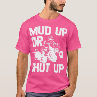 Kop de rommel omhoog of houd de vuile achterwegen t-shirt