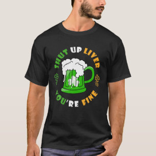 Kop dicht als je een Iers kanteltje bent. T-shirt