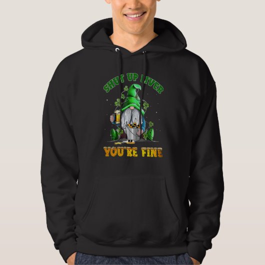 Kop dicht als je goede gnomen Drink. Hoodie (Voorkant)