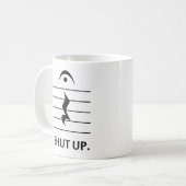 Kop dicht door Muzieknotatie (Voorkant links)