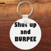 Kop dicht en Burpee Sleutelhanger (Voorkant)