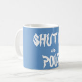 Kop dicht en doe Mok koffie (Voorkant links)