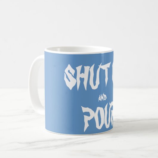 Kop dicht en doe Mok koffie (Voorkant links)