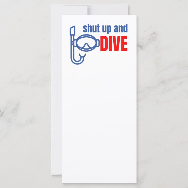 Kop dicht en duik (Voorkant)