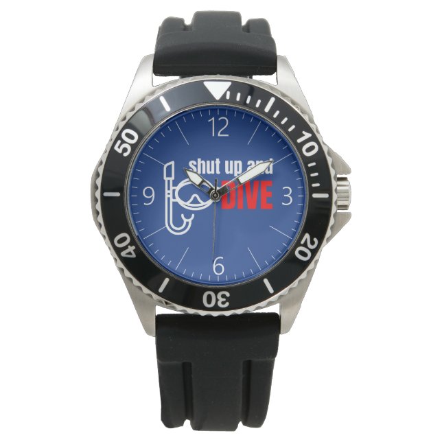 Kop dicht en duik horloge (Voorkant)