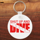 Kop dicht en duik sleutelhanger (Voorkant)