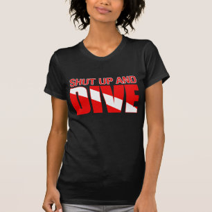 Kop dicht en duik t-shirt