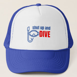 Kop dicht en duik trucker pet