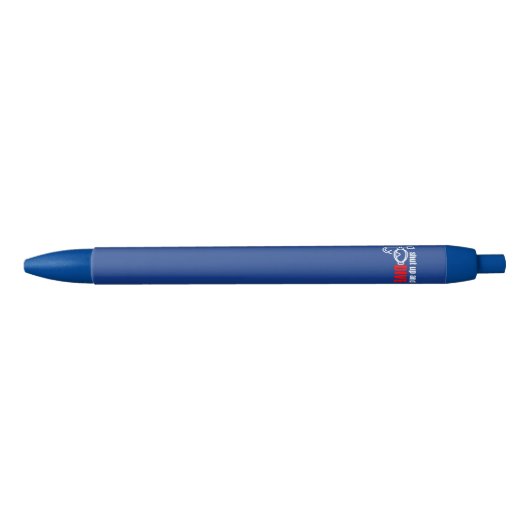 Kop dicht en duik zwarte inkt pen (Voorkant)