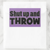 Kop dicht en gooi Shot Put Discus Javelin Stickers (Tas)