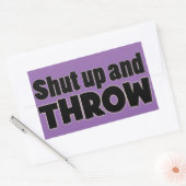 Kop dicht en gooi Shot Put Discus Javelin Stickers (Envelop)