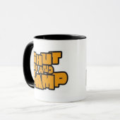 Kop dicht en kamp Mok (Koffiebeker) (Voorkant links)