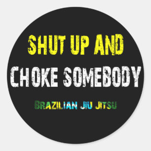 Kop dicht en koos iemand - BJJ Sticker