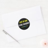 Kop dicht en koos iemand - BJJ Sticker (Envelop)