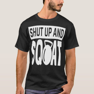 Kop dicht en kraak Mannen vrouwen Funny T-shirt