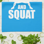 Kop dicht en kraakpand - Workout Motivatie Theedoek (Gevouwen)