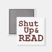 Kop dicht en lees magneet (Voorkant / Achterkant)