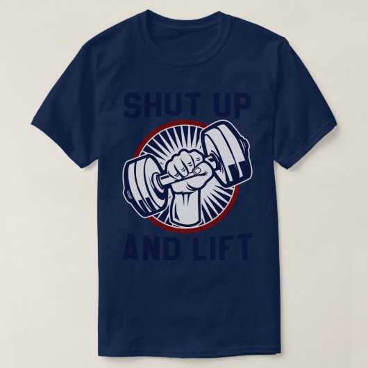 Kop dicht en lift t-shirt (Design voorkant)