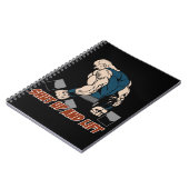 Kop dicht en lift Weightlifter Notitieboek (Linkerzijde)