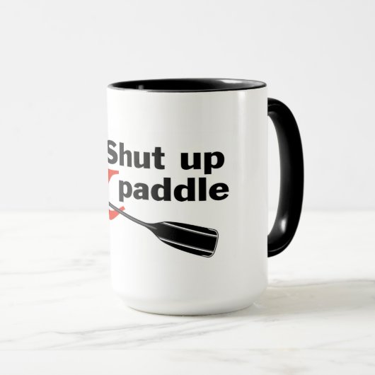 Kop dicht en Mok peddel (Voorkant rechts)