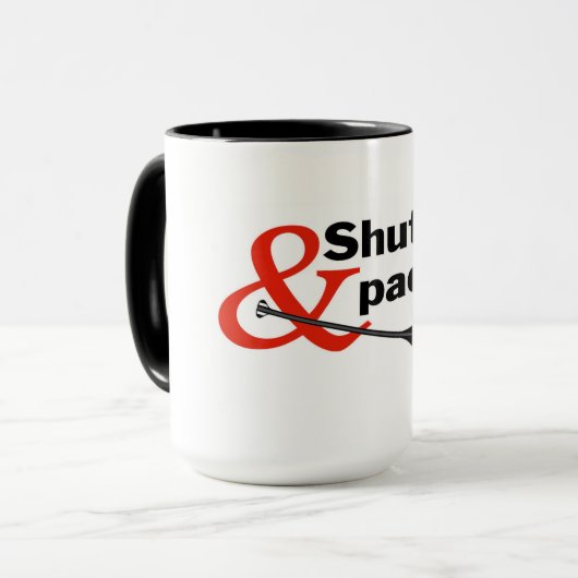 Kop dicht en Mok peddel (Voorkant links)