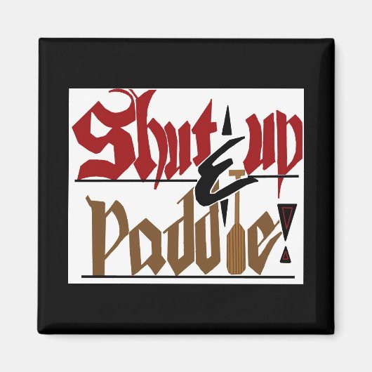 Kop dicht en peddel magneet (Voorkant)