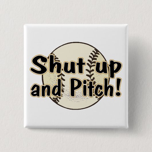 Kop dicht en pitch vierkante button 5,1 cm (Voorkant)