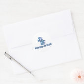 Kop dicht en Roll Ronde Sticker (Envelop)
