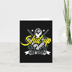 Kop dicht en schiet grappig zwembad biljart snooke kaart