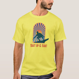 Kop dicht en Surf T-shirt