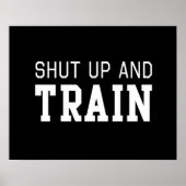 Kop dicht en trein poster (Voorkant)