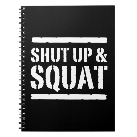 Kop dicht en vierkant notitieboek (Voorkant)