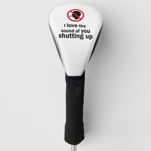 Kop dicht golfheadcover (Voorkant)