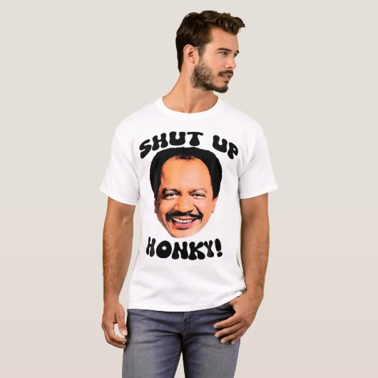 Kop dicht Honky Unisex T-shirt (Voorkant volledig)