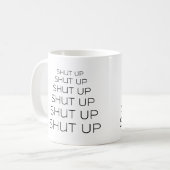 Kop dicht - Kop dicht - Kop dicht. (Voorkant links)