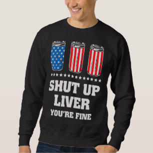 Kop dicht Liver Je bent Fine Beer op 4 juli Trui
