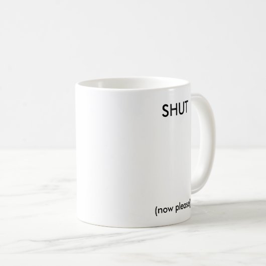 Kop dicht - Mok (Voorkant rechts)