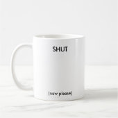 Kop dicht - Mok (Links)